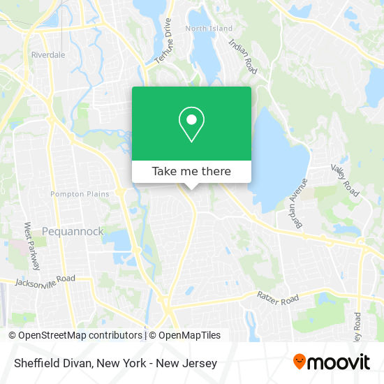 Mapa de Sheffield Divan