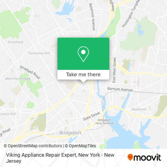 Viking Appliance Repair Expert map