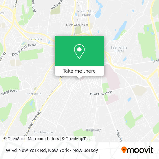 Mapa de W Rd New York Rd