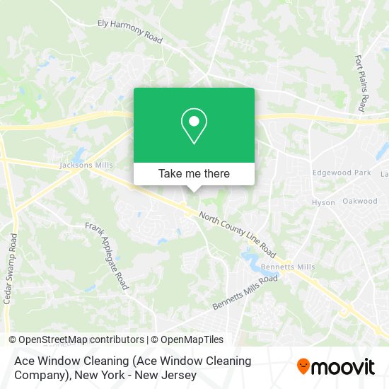 Mapa de Ace Window Cleaning