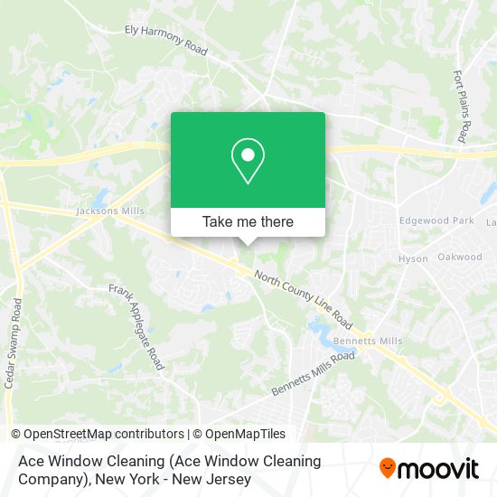 Ace Window Cleaning map