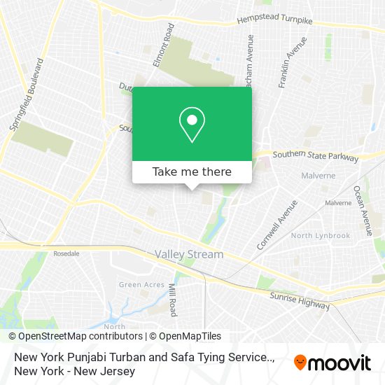 Mapa de New York Punjabi Turban and Safa Tying Service..