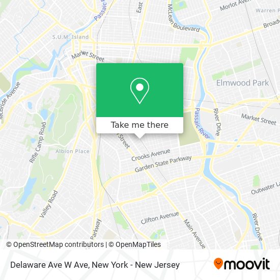 Mapa de Delaware Ave W Ave