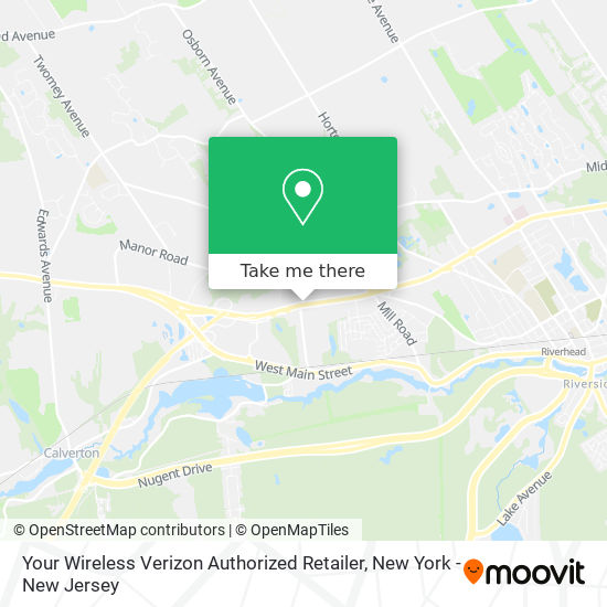 Mapa de Your Wireless Verizon Authorized Retailer