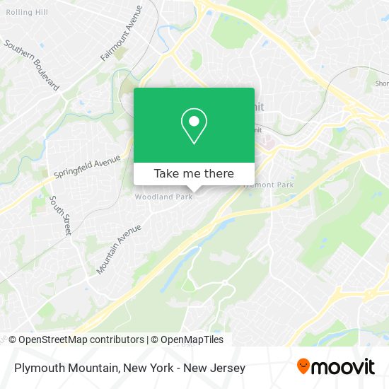 Mapa de Plymouth Mountain