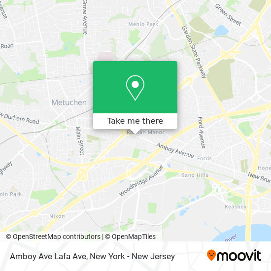 Mapa de Amboy Ave Lafa Ave