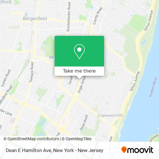 Mapa de Dean E Hamilton Ave