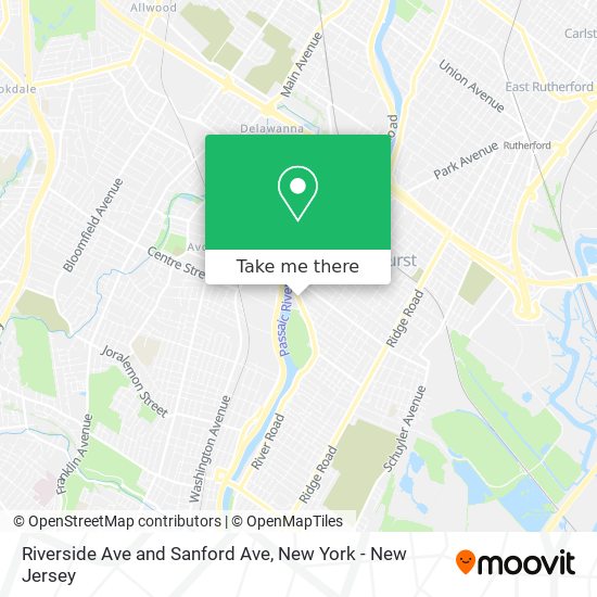 Mapa de Riverside Ave and Sanford Ave