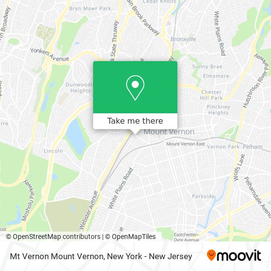 Mapa de Mt Vernon Mount Vernon