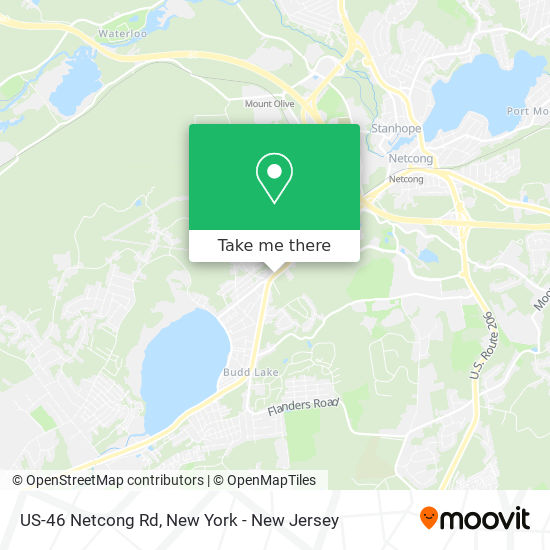 US-46 Netcong Rd map