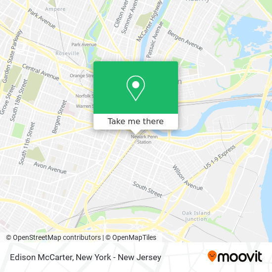 Mapa de Edison McCarter