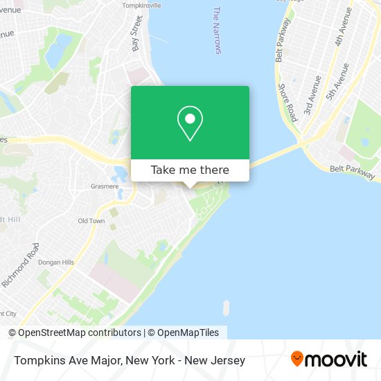 Tompkins Ave Major map
