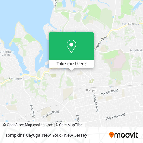 Tompkins Cayuga map