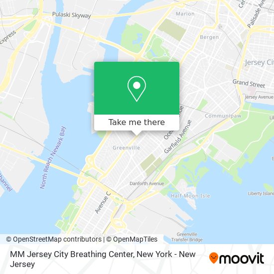 MM Jersey City Breathing Center map