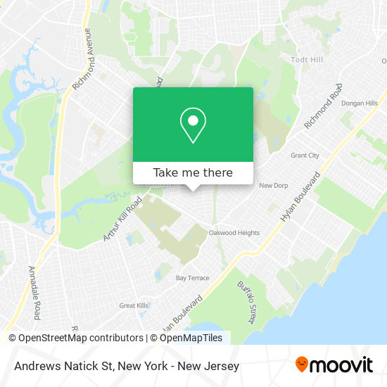 Andrews Natick St map