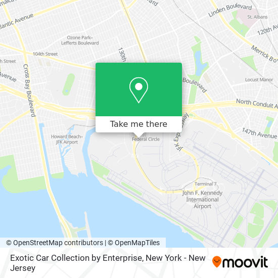 Mapa de Exotic Car Collection by Enterprise