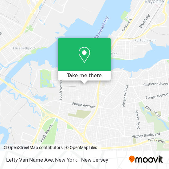 Mapa de Letty Van Name Ave