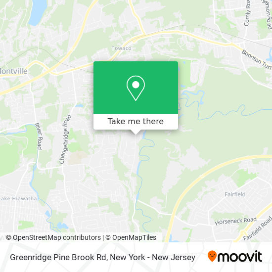 Greenridge Pine Brook Rd map