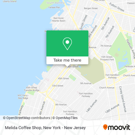 Melida Coffee Shop map