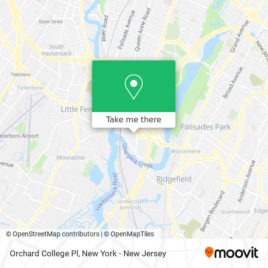 Orchard College Pl map