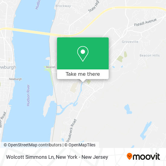 Wolcott Simmons Ln map