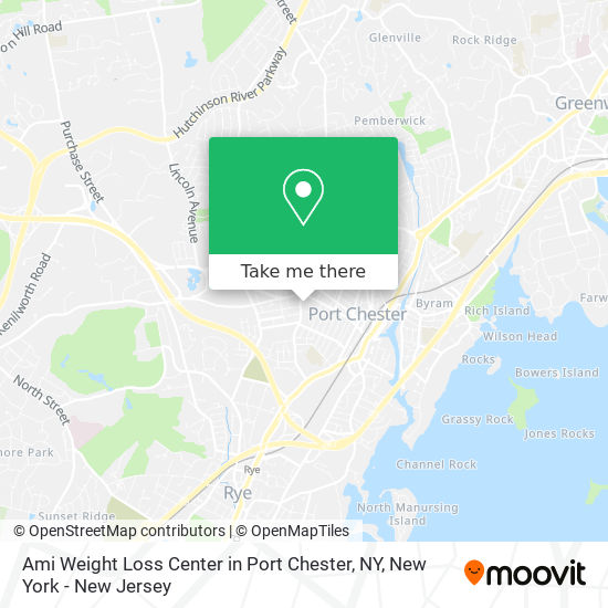 Mapa de Ami Weight Loss Center in Port Chester, NY