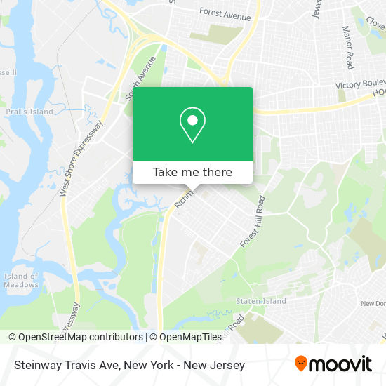 Steinway Travis Ave map