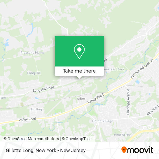 Gillette Long map