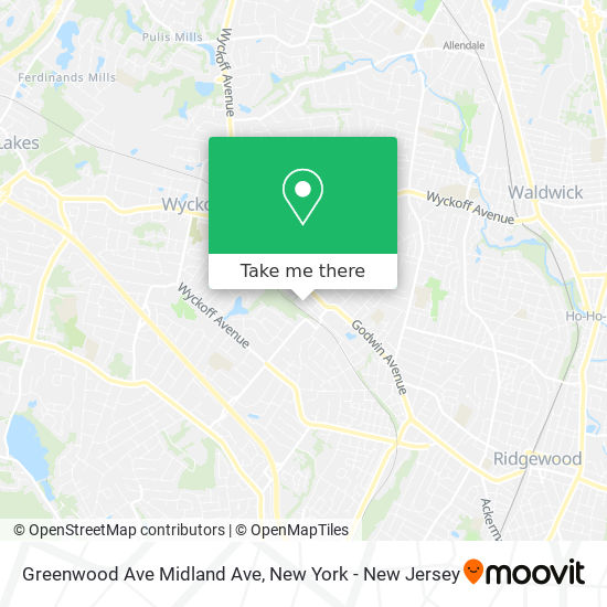 Mapa de Greenwood Ave Midland Ave
