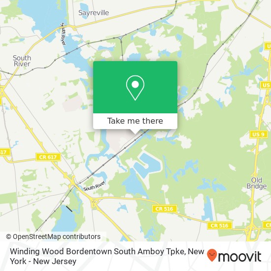 Winding Wood Bordentown South Amboy Tpke, Sayreville, NJ 08872 map