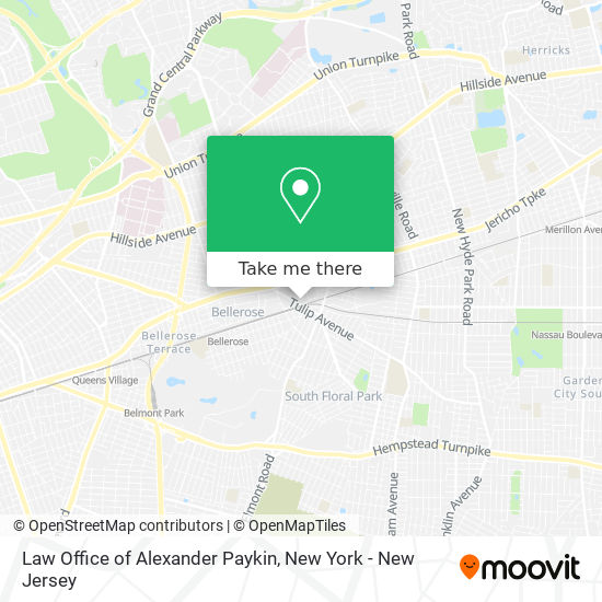 Mapa de Law Office of Alexander Paykin