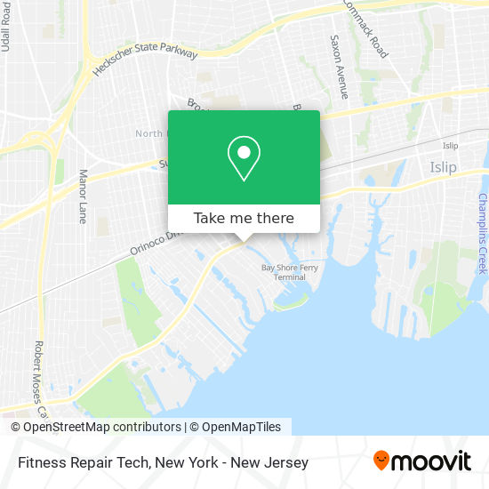 Fitness Repair Tech map