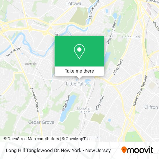 Mapa de Long Hill Tanglewood Dr