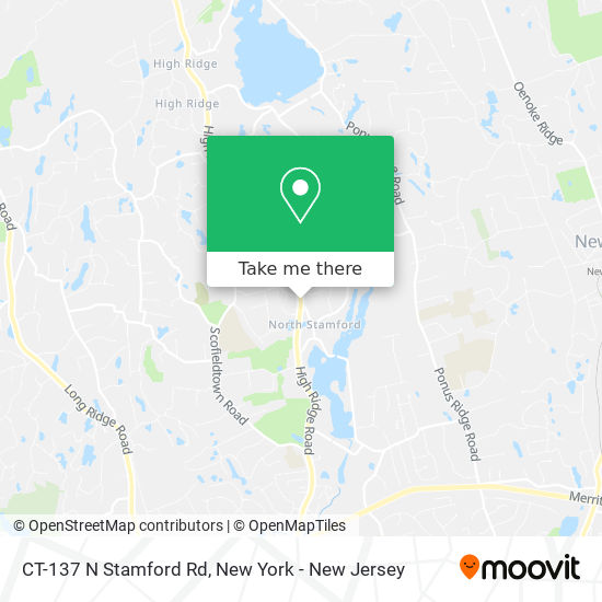 CT-137 N Stamford Rd map