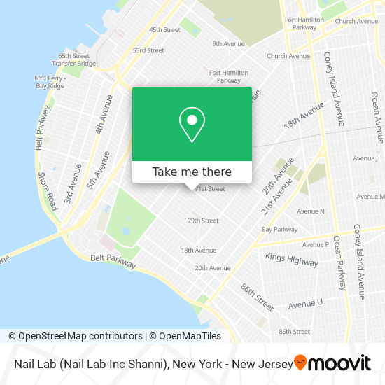 Mapa de Nail Lab (Nail Lab Inc Shanni)