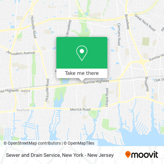 Sewer and Drain Service map