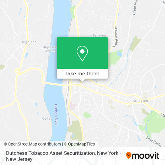 Mapa de Dutchess Tobacco Asset Securitization