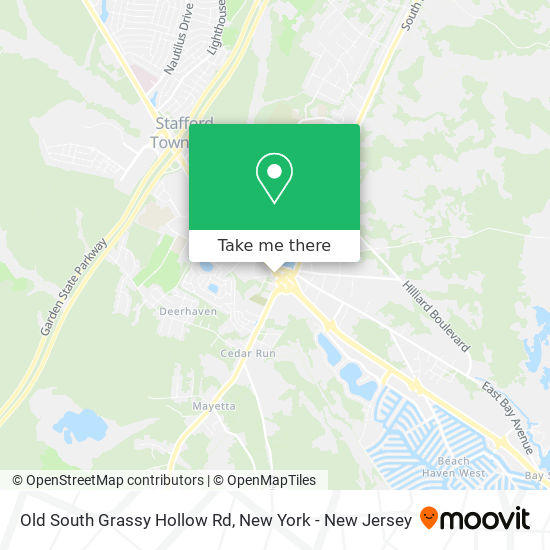 Mapa de Old South Grassy Hollow Rd