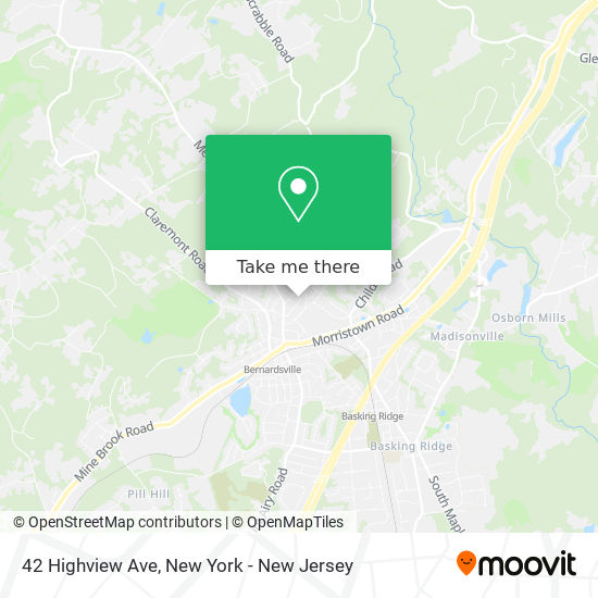 Mapa de 42 Highview Ave