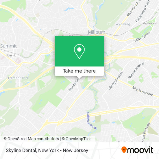 Skyline Dental map
