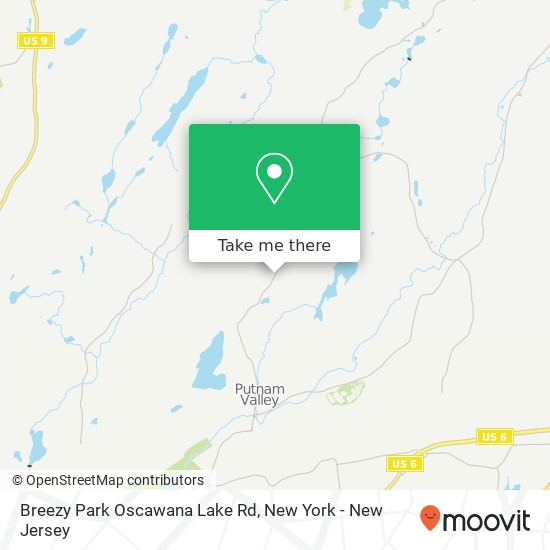 Breezy Park Oscawana Lake Rd, Putnam Valley (OSCAWANA LAKE), NY 10579 map