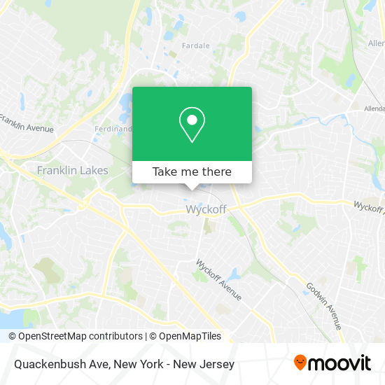 Mapa de Quackenbush Ave
