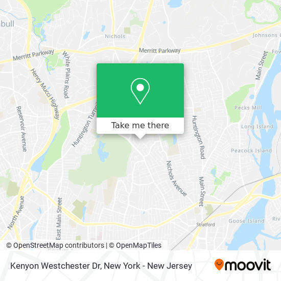 Mapa de Kenyon Westchester Dr