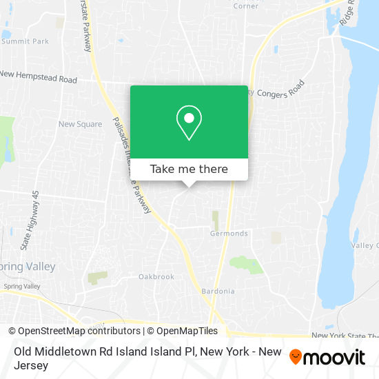 Mapa de Old Middletown Rd Island Island Pl