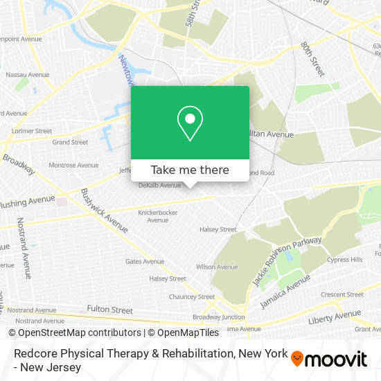 Mapa de Redcore Physical Therapy & Rehabilitation