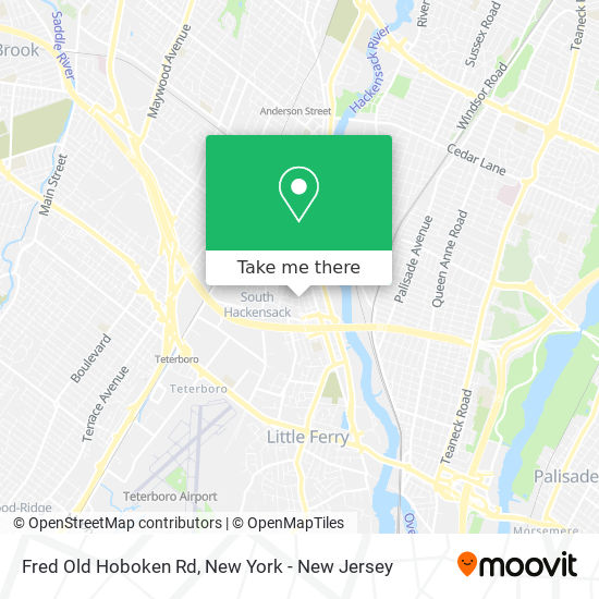 Fred Old Hoboken Rd map