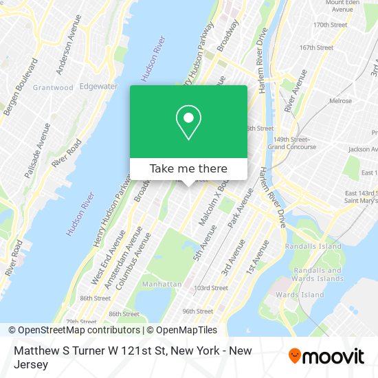 Mapa de Matthew S Turner W 121st St