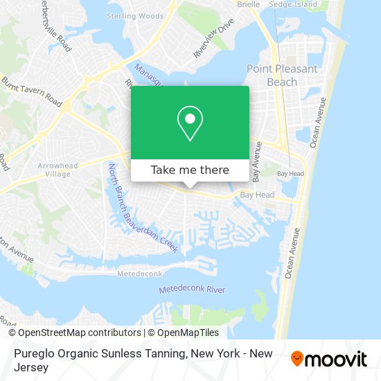 Pureglo Organic Sunless Tanning map