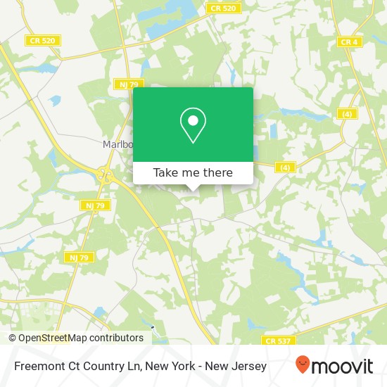 Freemont Ct Country Ln, Marlboro, NJ 07746 map