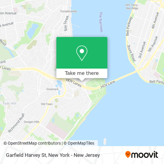 Garfield Harvey St map